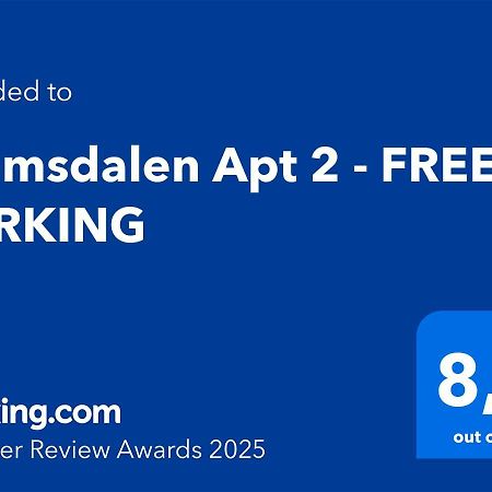 Tromsdalen Apt 2 - Free Parking 외부 사진